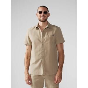Chubbies Tan Casual Button Down Shirt